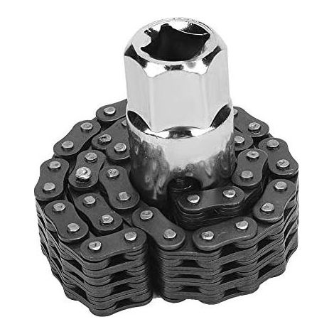 Hochleistungs-Kettenschlüssel (14 cm) für Ölfilter, universelles Kfz-Reparaturwerkzeug - (1/5)