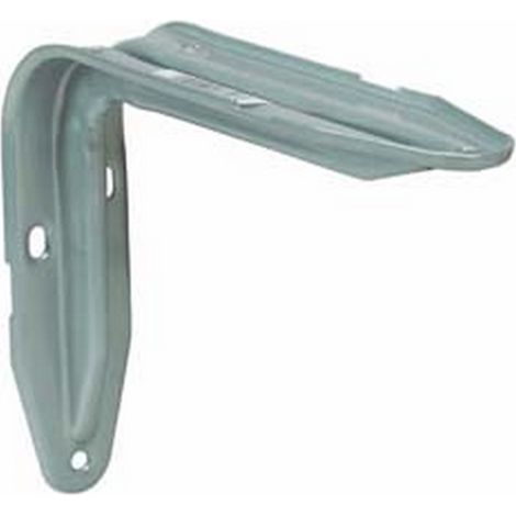 10PZ MENSOLA "EUROPA" ARGENTO - mm.265x38x167h. colore argento