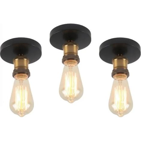 Plafonnier design Vintage U-Do - - 3Pcs - Métal - Rétro / Moderne (1/4)