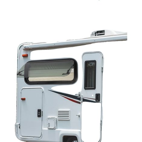 Ventana para autocaravana, diseño plegable, función de parasol, como se muestra. (1/5)