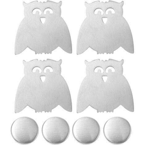 4 Pièces Magnétique Nappe Poids Aimant Fenêtre Rideau De Douche Draperie Poids Pendentif pour Pique- Nique Tables Nappe Poids Hibou en Plein Air Style (1/5)