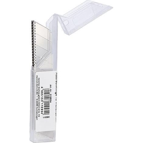 Lames de cutter secables 18 mm dentée Paquet 10 pieces dans son carquois