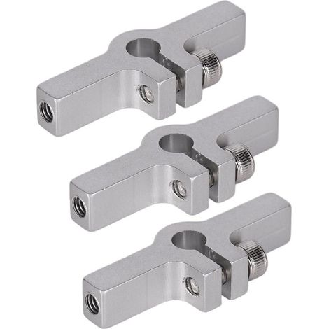 Support de rail de guidage à serrage en 3 parties pour mouvement linéaire, accessoires d'équipement mécanique à une seule colonne double face 3402-0043-0006 (1/5)