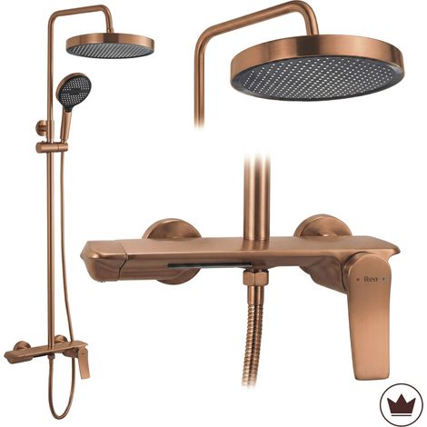 Colonna Doccia Rea Vision Brush Copper (1/5)