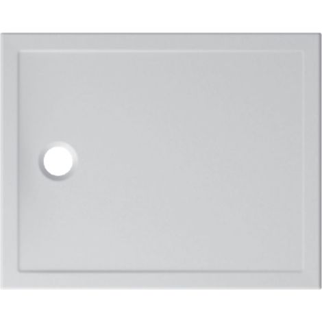 Ceramica Globo – Receveur de douche à encastrer 100x80 cm DTL101BI – Céramique blanche – Installation en saillie ou encastrée – Siphon non inclus