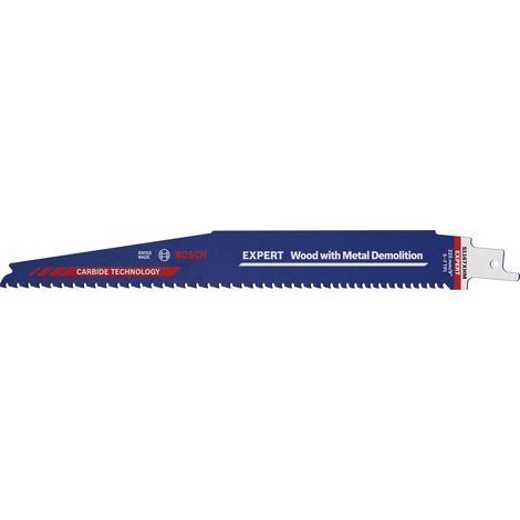 Bosch Accessories 2608900399 EXPERT ‘Wood with Metal Demolition’ S 1167 XHM Säbelsägeblatt, 3 Stück