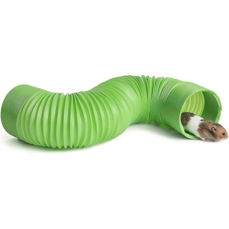 Tunnel de loisirs pour petits animaux de compagnie, 39 x 4 pouces, pour furets et rats adultes (1/4)