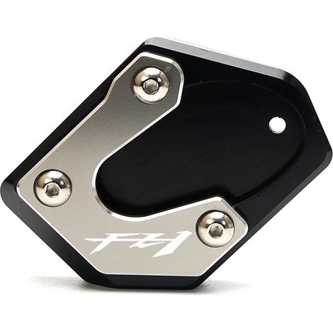 (Gris-FZ1) Compatible avec Yamaha FZ1 FZ 1 2006-2015 FZ6 FZ6R FZ6-S2 2004-2009 Accessoires moto Béquille latérale en aluminium, extension de béquille maxpower (1/4)