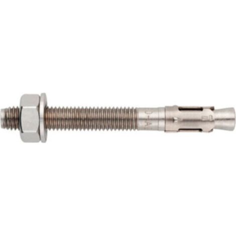 D-Work Goujons d'Ancrage en Acier Inoxydable A2 M6 x 80 mm - Pack de 50 unités - Dimensions 80x6 mm - Épaisseur 22 mm - Résistance à la corrosion - Fixation robuste (1/5)