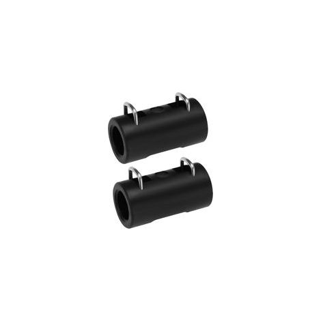 Lntyq 2-teiliger Hochdruckreiniger-Pistolenadapter, kompatibel mit Bosch, 37,8 x 19,6 mm Hochdruckreiniger-Schlauchverlängerungsanschluss für Garten und Hof, Schwarz (1/5)
