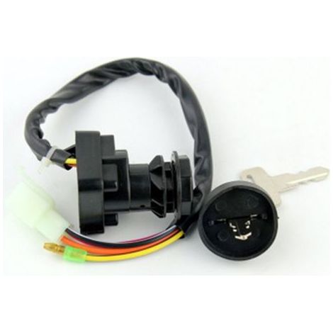 Interrupteur d'allumage de moto compatible avec l'interrupteur d'allumage SUZUKI 37110-40B00 LT80 (1/4)