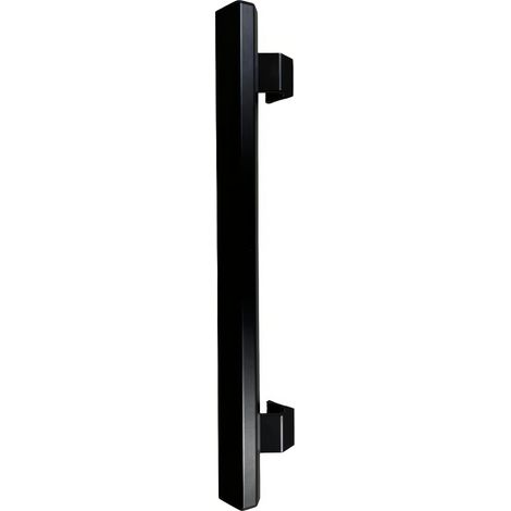 Poignée bâton maréchal- pack complet, Lg 300mm, Noir mat HOMEWELL (1/5)