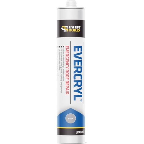 Everbuild Evercryl Emergency Roof Repair Cartridge - Clear, 300 ml (1/4)