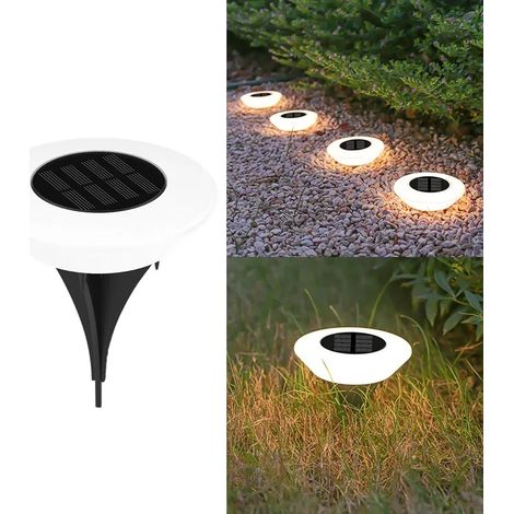 Lampe solaire d'extérieur (1 pièce) - 360° - LED - Étanchéité IP65 - Compatible jardin, cour, allée, terrasse (1/5)