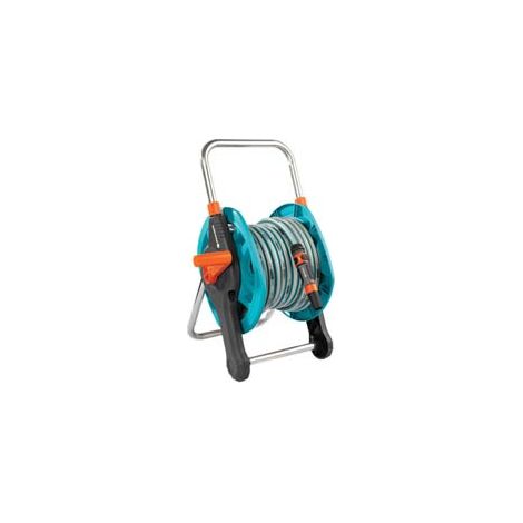 AVVOLGITUBO CARRELLATO ACCESSORIATO SPACE SAVING IN KIT MT.45  (269120)    GARDENA