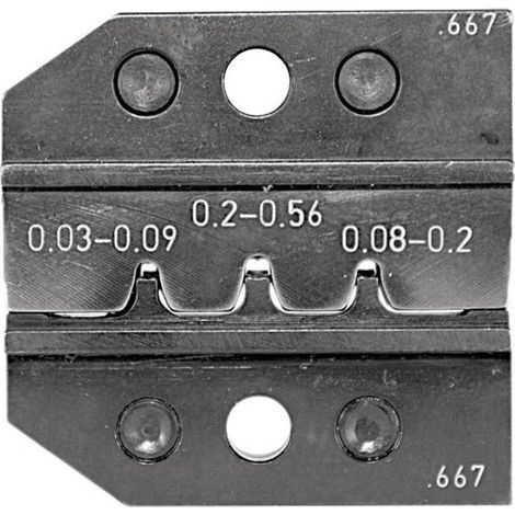 [GEBRAUCHT] B-Ware Rennsteig Werkzeuge 624 667 Crimpeinsatz 12.667 Gerollte und gestanzte Verbinder (1/2)