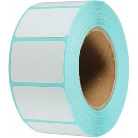 Set mit 800 weißen selbstklebenden Etiketten 60 mm x 30 mm für Tiefkühldosen, MUMU-Drucker