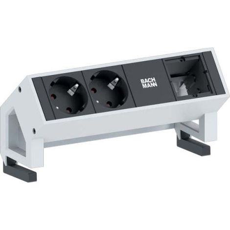 BACH DESK2 2XSCHUKO 1XABD GST18 RAL9010 BACHMANN 902.203