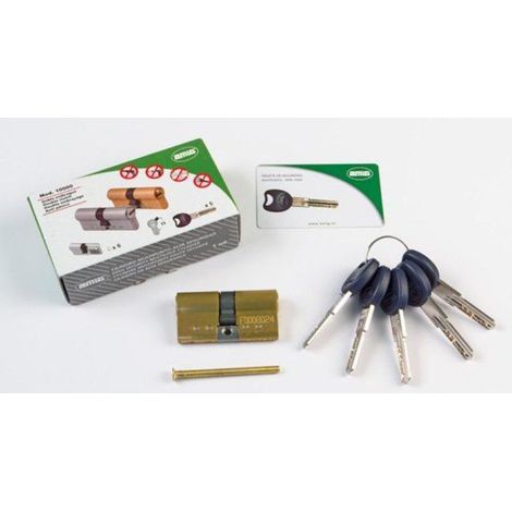 FPLUS bombillo amig mod.10000e 40-40 laton , 5 llaves con cabeza de plástico
6 pines / Muelles de acero inoxidable
Pasador antitaladro en cuerpo / 2 pasadores antitaladro en rotor