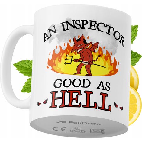 Lustige Tasse für Inspektoren – Kaffee- oder Teetasse mit witzigem Textdesign – Ideal für Geburtstage, Namenstage, Feiertage und besondere Anlässe. Hochwertige Tasse für Zuhause, Büro und Arbeit. Farb (1/5)