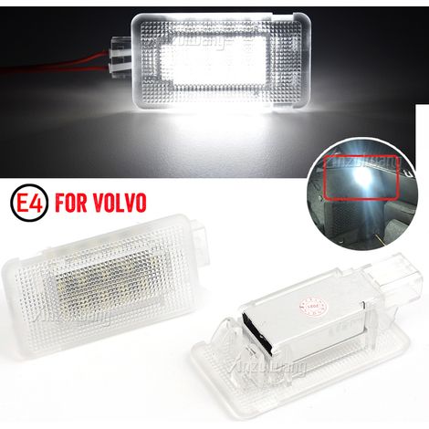 Éclairage intérieur LED pour plancher, compatible avec Volvo C30, C70, S60, S60L, S80, V70, V70, XC, XC70 et XC90. Éclairage de coffre sans erreur CANbus. (1/5)