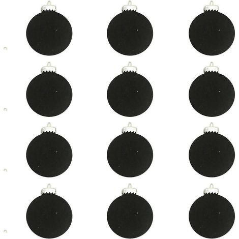 12 Stück Samt-Weihnachtskugeln, beflockte Weihnachtsbaumkugel-Ornamente, Kunststoffkugeln, weihnachtliche dekorative Hängeornamente, Weihnachtsbaumdekoration, 7,9 cm (1/2)