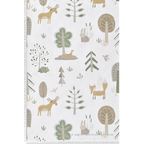 Papier peint Enfant Vert Babyland 2 Lutèce