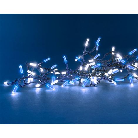Guirlande lumineuse de Noël LED cylindre diamant multicolore 8 m (1/3)