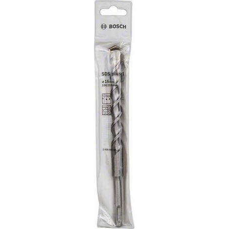 Bosch 2608680285 SDS Plus 1, juego de brocas de martillo 16 x 150 x 210, paquete de 6 (1/2)