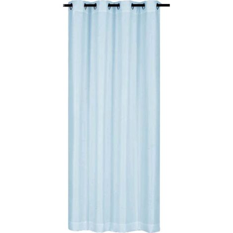 Cortina semitransparente de 1 panel para exteriores, de poliéster impermeable, ideal para cenadores, pérgolas, balcones y piscinas. (1/5)