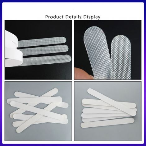 Autocollants antidérapants transparents flocon neige pour salle bain escalier lot de 24 (1/4)