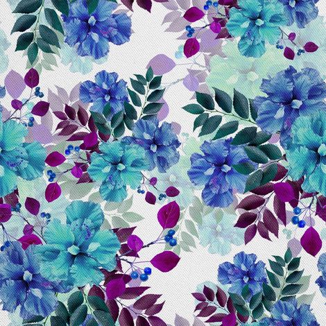 Tissu d'ameublement extérieur Oxford - Motif nature et floral I DX211 (1/5)