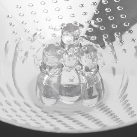 Dessous de verre rond à LED avec base lumineuse et capteur de gravité pour bars et karaokés (1/5)