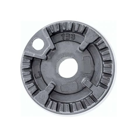 Quemador Auxiliar 54 mm con Orificio para Bujía Difusor Multimarca compatible con Teka, Balay, Thimsell, Siltal