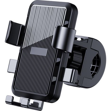 Supporto universale per telefono da bicicletta, supporto per telefono da moto con morsetto per manubrio, compatibile con monopattini elettrici, mountain bike e bici da fuoristrada. (1/5)