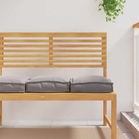 Pallet Cushion for suitable for Seat 4 pcs Grey 40 x 40 x 8 cm vidaXL