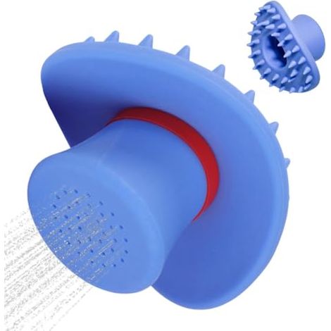 Couteau à brosse pour le traîneau de chien, plusieurs embouts multifonctions au Badebürste Für Hunde Für Fellpflege Und Washen Im Freien Auf Der Terrasse Im Sommer Zu Hause Und Auf Reisen Unte
