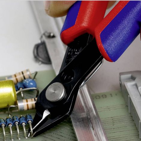 KNIPEX 78 61 125 Electronic Super Knips® con manici multicomponente brunita 125 mm