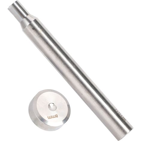 Doppelseitiger 8-mm-Nietenstanzer für flache Nieten zur Befestigung von Knöpfen bei Lederarbeiten (DIY). (1/5)