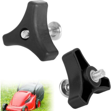 Boulons de rechange pour tondeuses à gazon, jeu de 2 poignées triangulaires pour tondeuses à gazon (1/5)