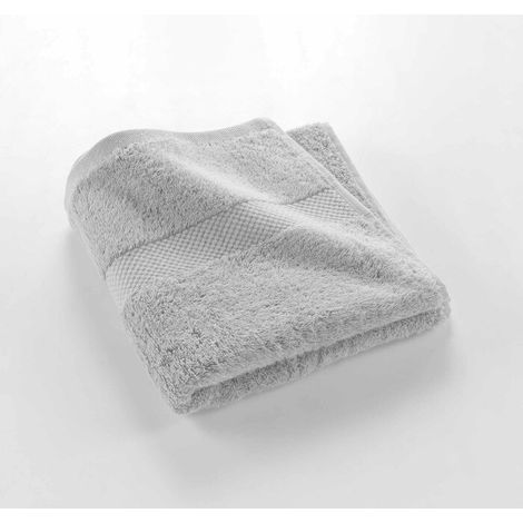 Serviette de Toilette 50x90 cm - 100% Coton - Gris