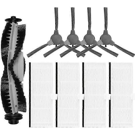 Compatible avec la brosse rotative, la brosse latérale, le filtre HEPA et l'accessoire pour aspirateur robot Ultenic T10 Elite RK (1/5)