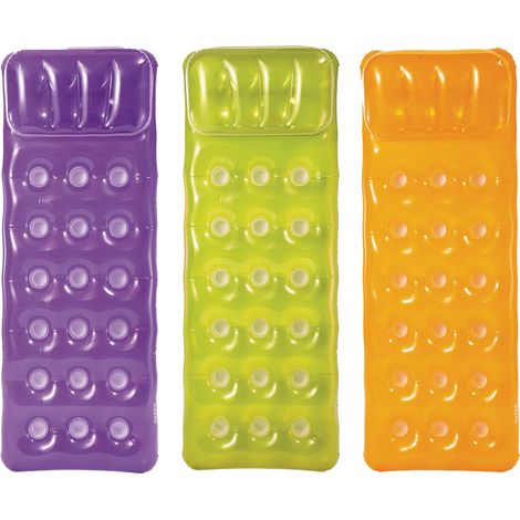 Intex Materassino 18 Buchi Con Cuscino (188x71cm) Art. 58890 - Intex Materassino 18 Buchi Con Cuscino (188x71cm) Art. 58890 - Confezione Da 1 Pezzo