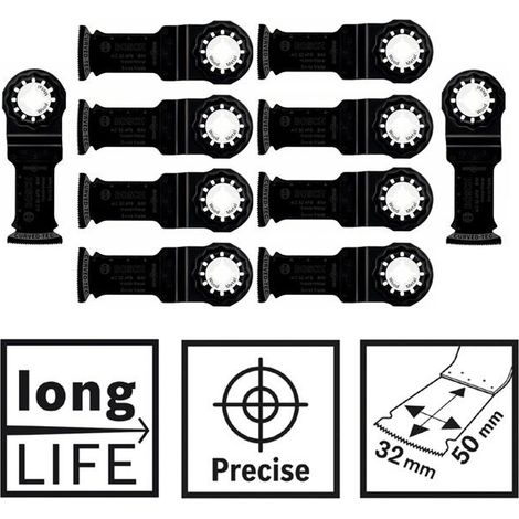 10 x Bosch PRO BIM Starlock Plunge Cut Saw Blade AIZ 32 APB Wood Metal 50mm 32mm (1/5)