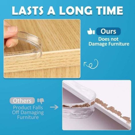 Bande Protection Angle - PVC Souple Transparent - Pour Sécurité Bébé Meubles - 3 M (1/4)
