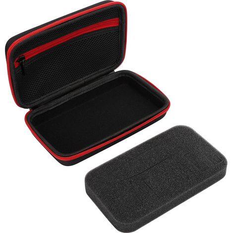 Trousse de rangement pour rasoir électrique en nylon TPU, étui organisateur pour Philips QP2520/90/70, noir et rouge (1/5)