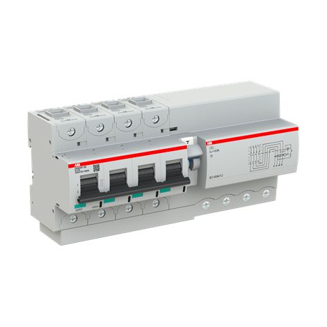 Disjoncteur Différentiel DS800P 4P 125A Cbe K 300mA -Type A Sélectif 2CCG001332R0001 ABB G151801