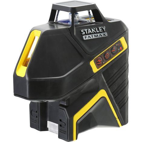 Stanley – Niveau laser rouge multilignes 20m – 4 faisceaux – IP54 étanche – Précision +/- 3mm à 10m – FMHT177416