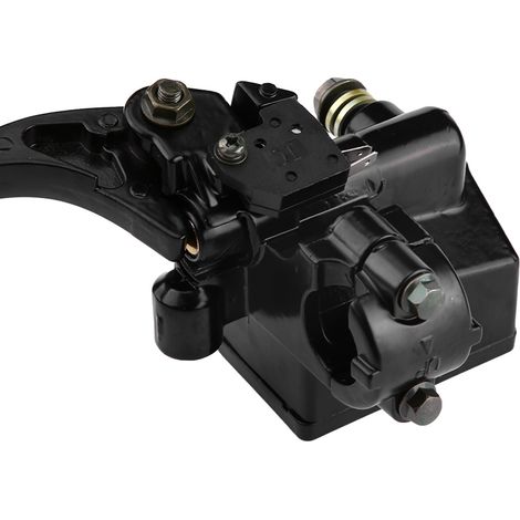 Levier de frein avant droit et d'embrayage noir 22mm 7/8" pour maître-cylindre Yamaha YFZ450 YFM, pièce moto robuste. (1/5)