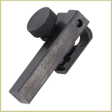 1x Barre de support, alliage d'aluminium, trou de serrage 6mm et 8mm, longueur 50mm, pour indicateur de test (1/4)